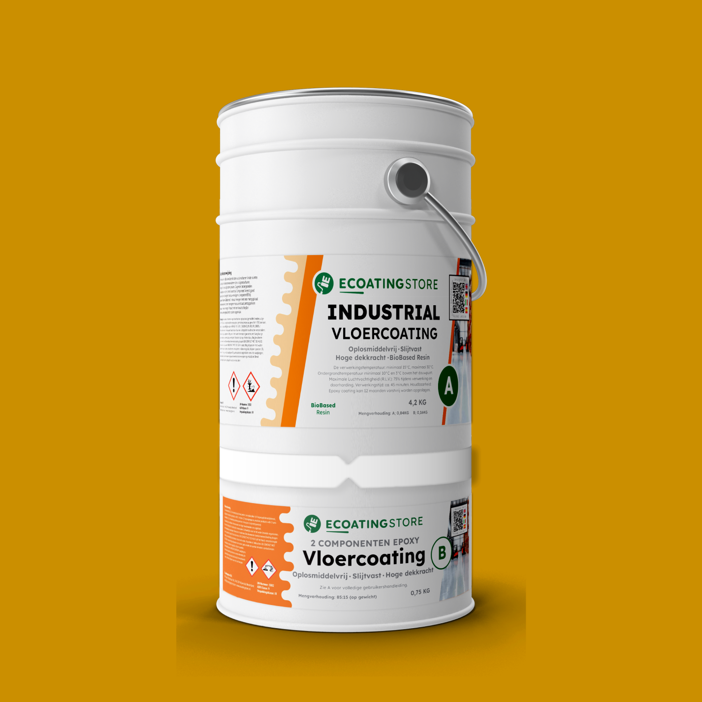 Revestimento de pavimento industrial - RAL 1005