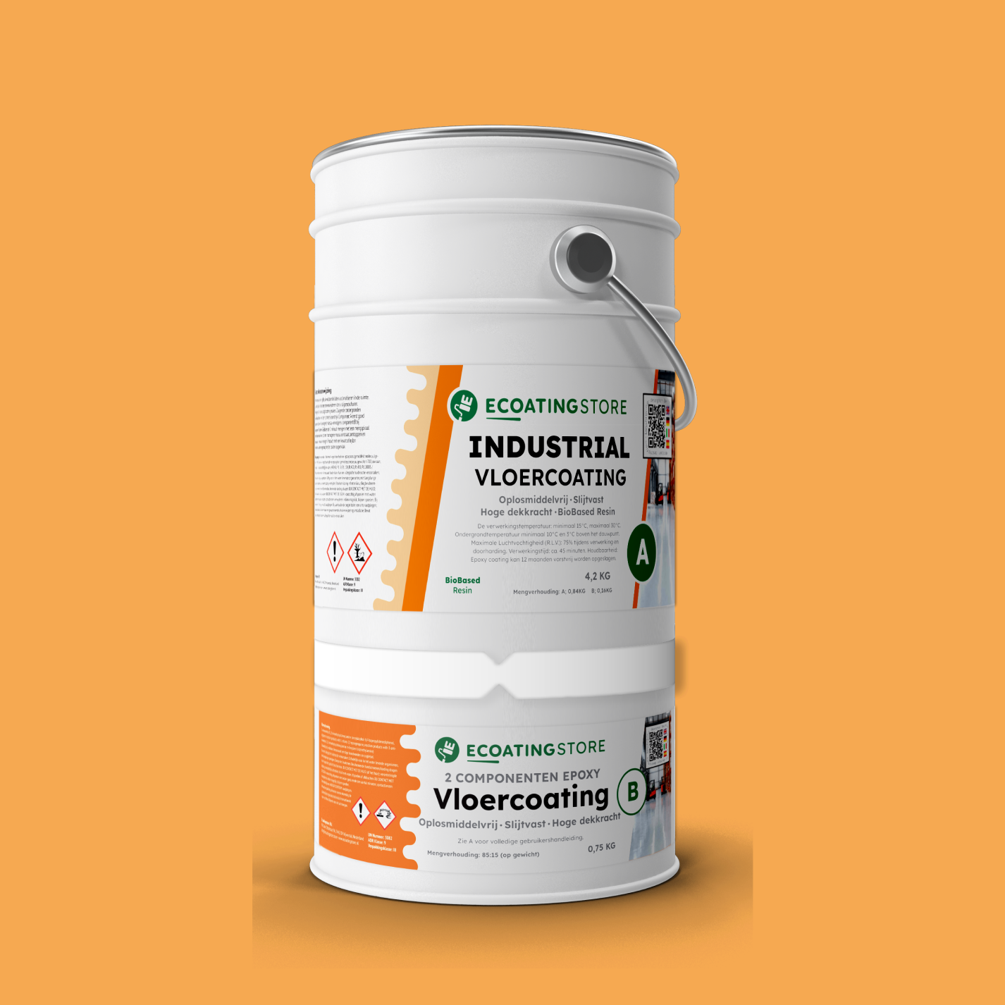 Revestimento de pavimento industrial - RAL 1017