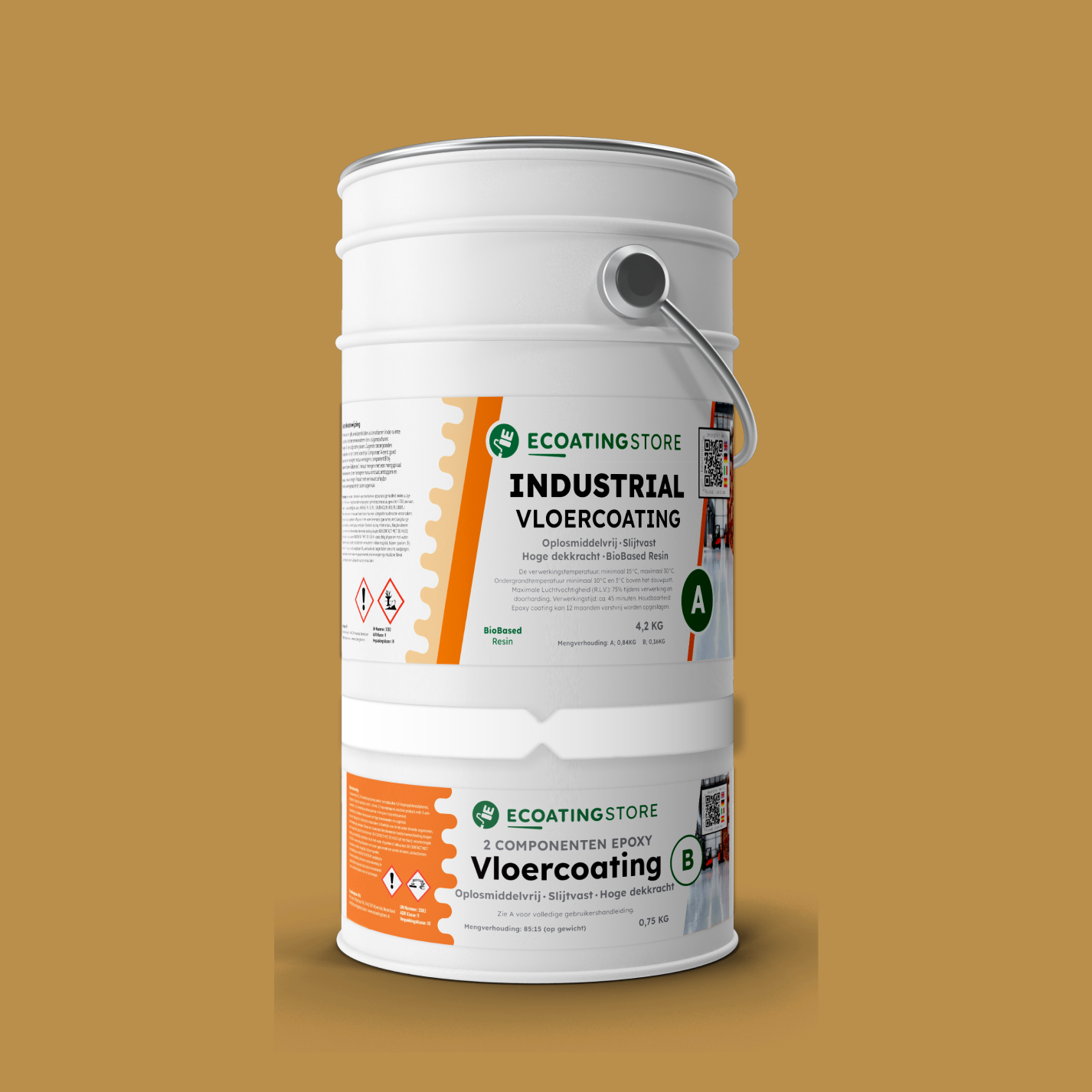 Revestimento de pavimento industrial - RAL 1024