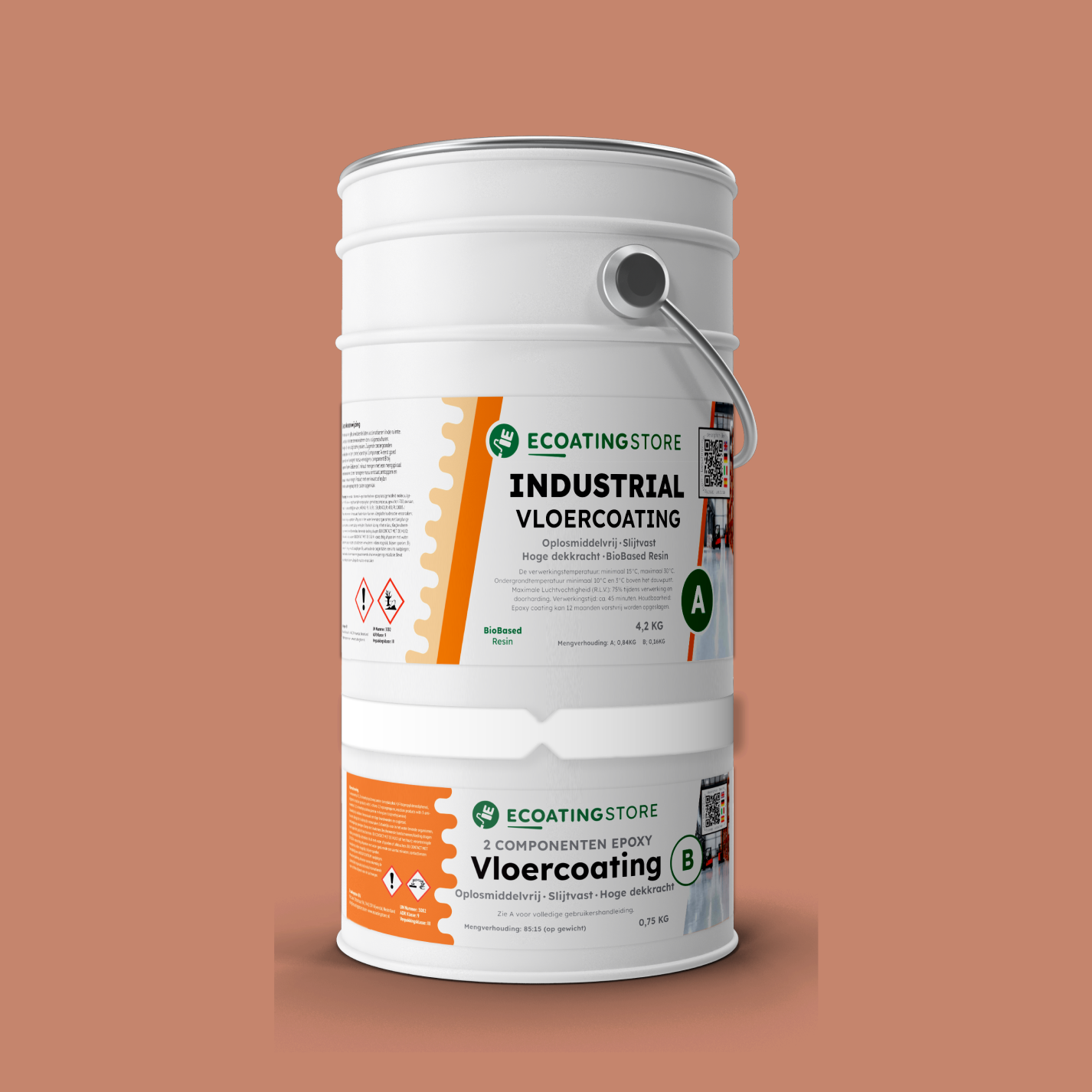 Revestimento de pavimento industrial - RAL 3012