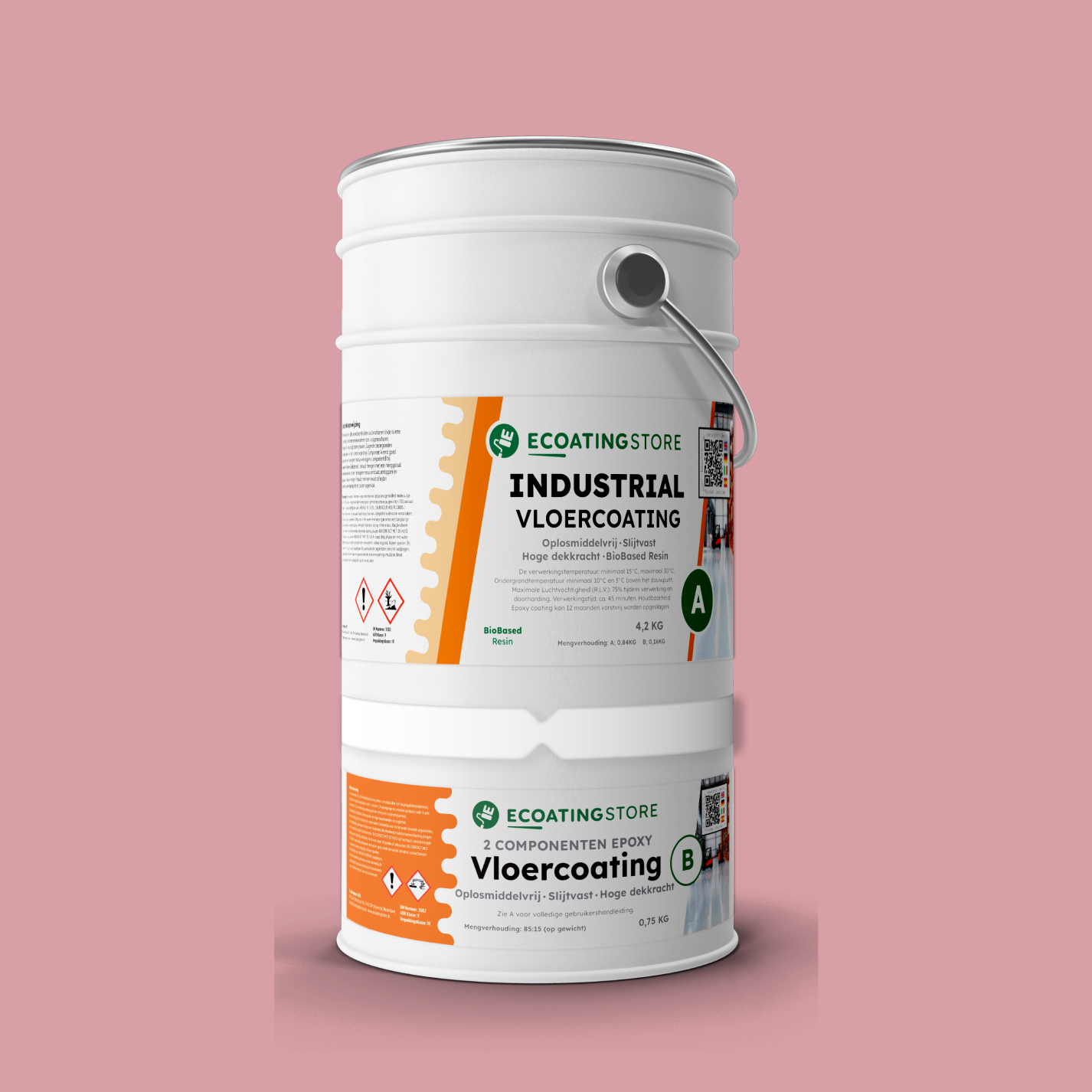 Revestimento de pavimento industrial - RAL 3015