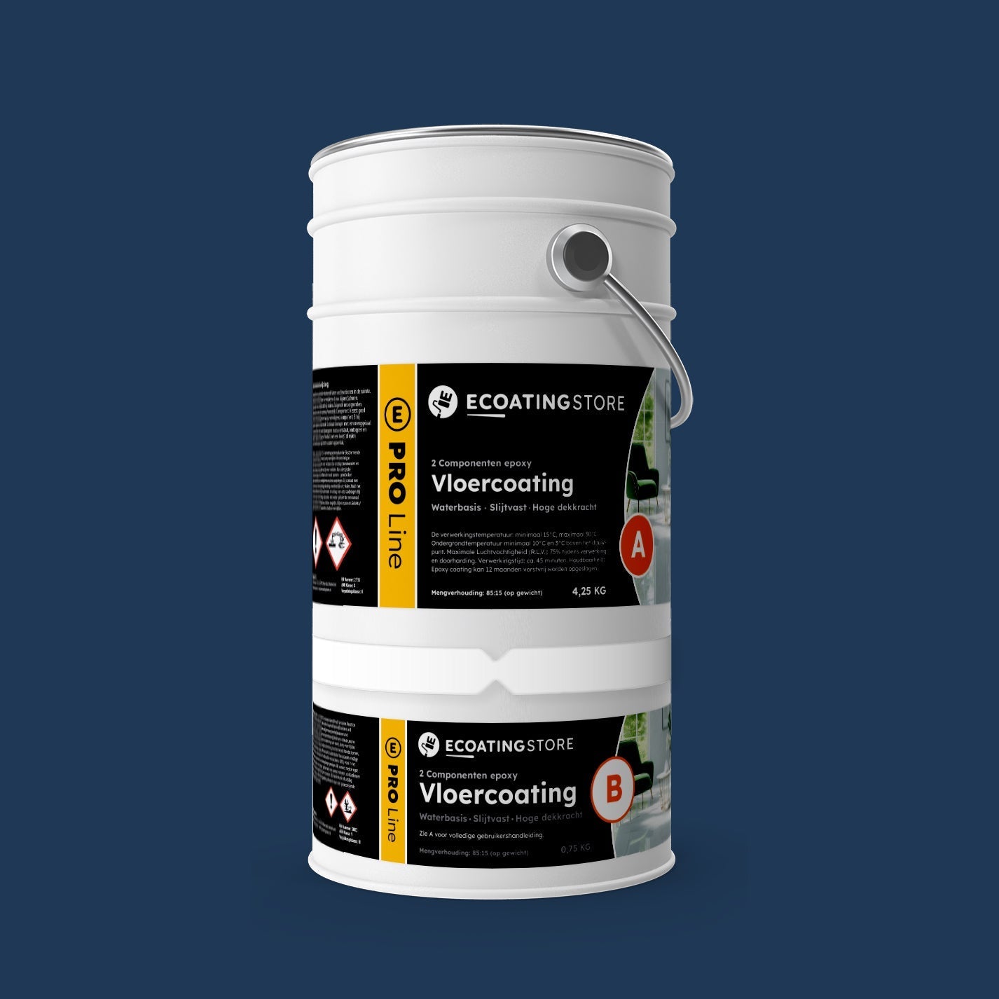 Revestimento de pavimento - RAL 5003