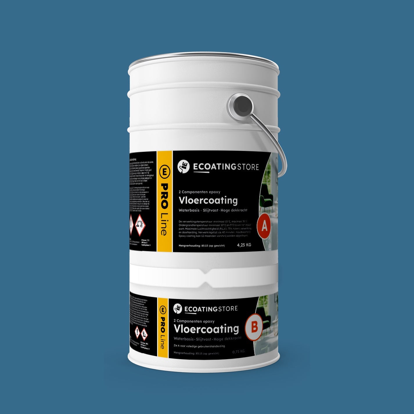 Revestimento de pavimento de garagem - RAL 5007