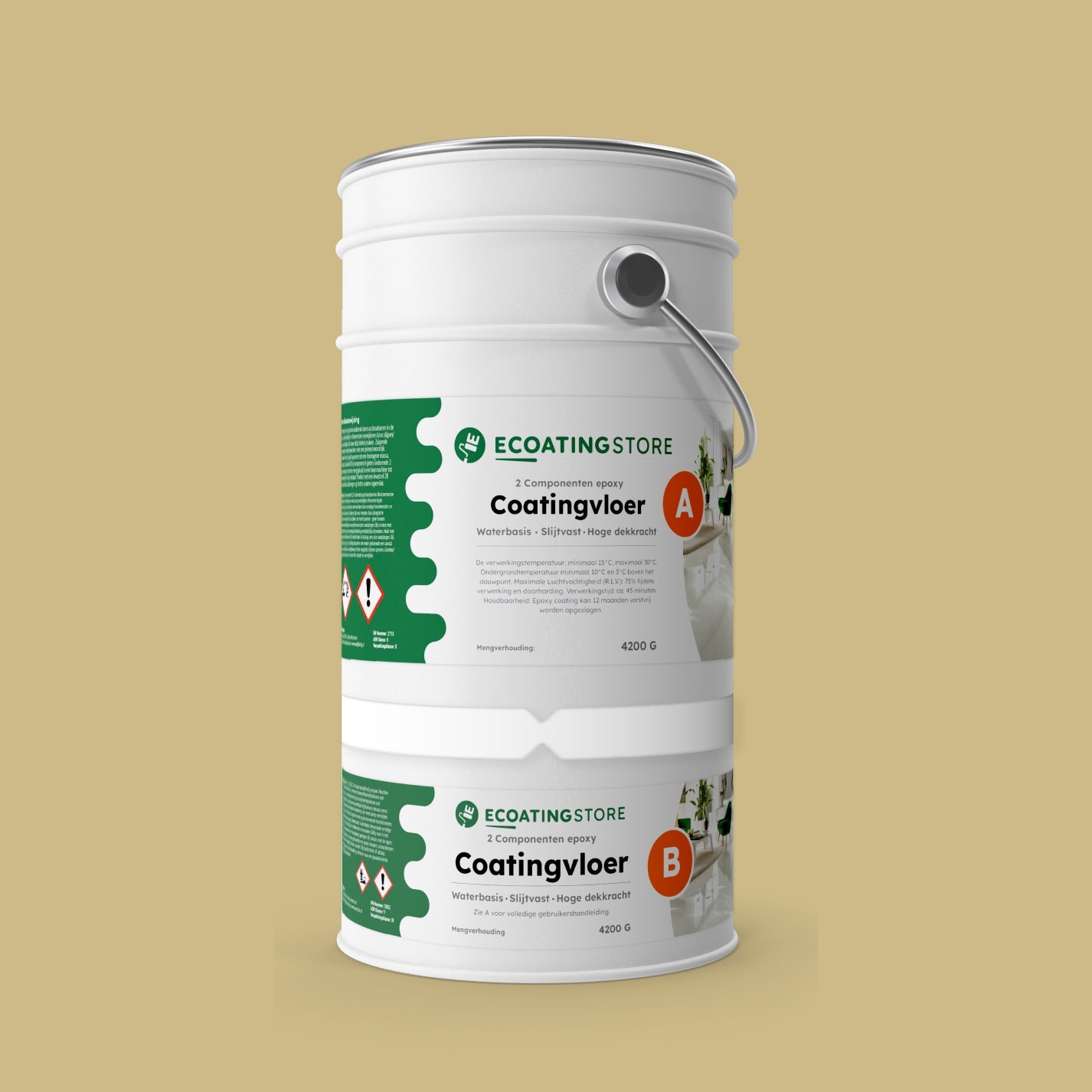 Revestimento de pavimento de garagem - RAL 1000