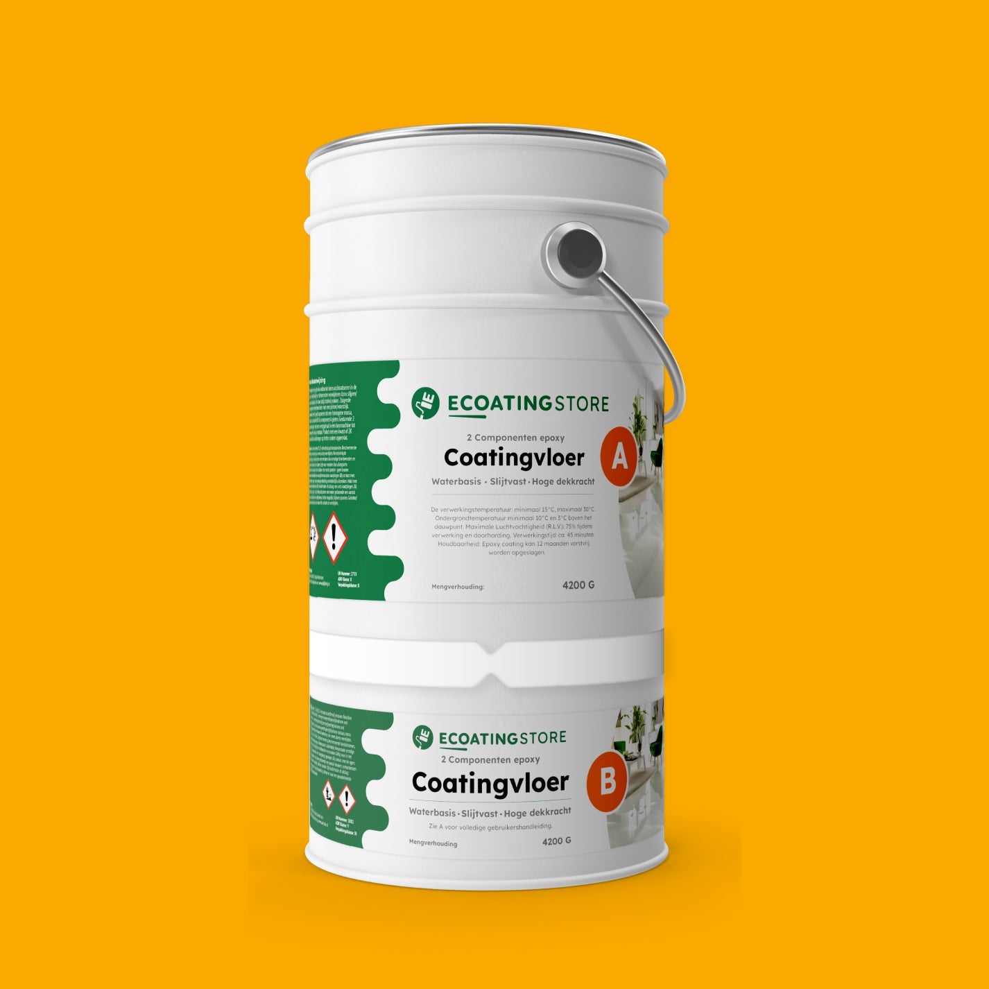 Revestimento de pavimento de garagem - RAL 1003