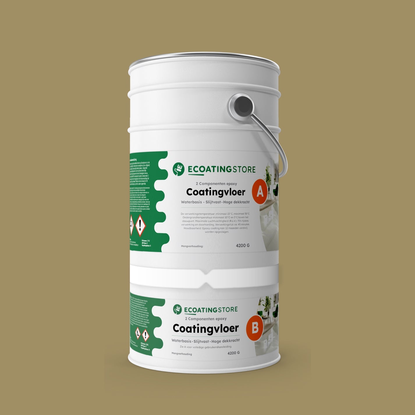 Revestimento de pavimento de garagem - RAL 1020