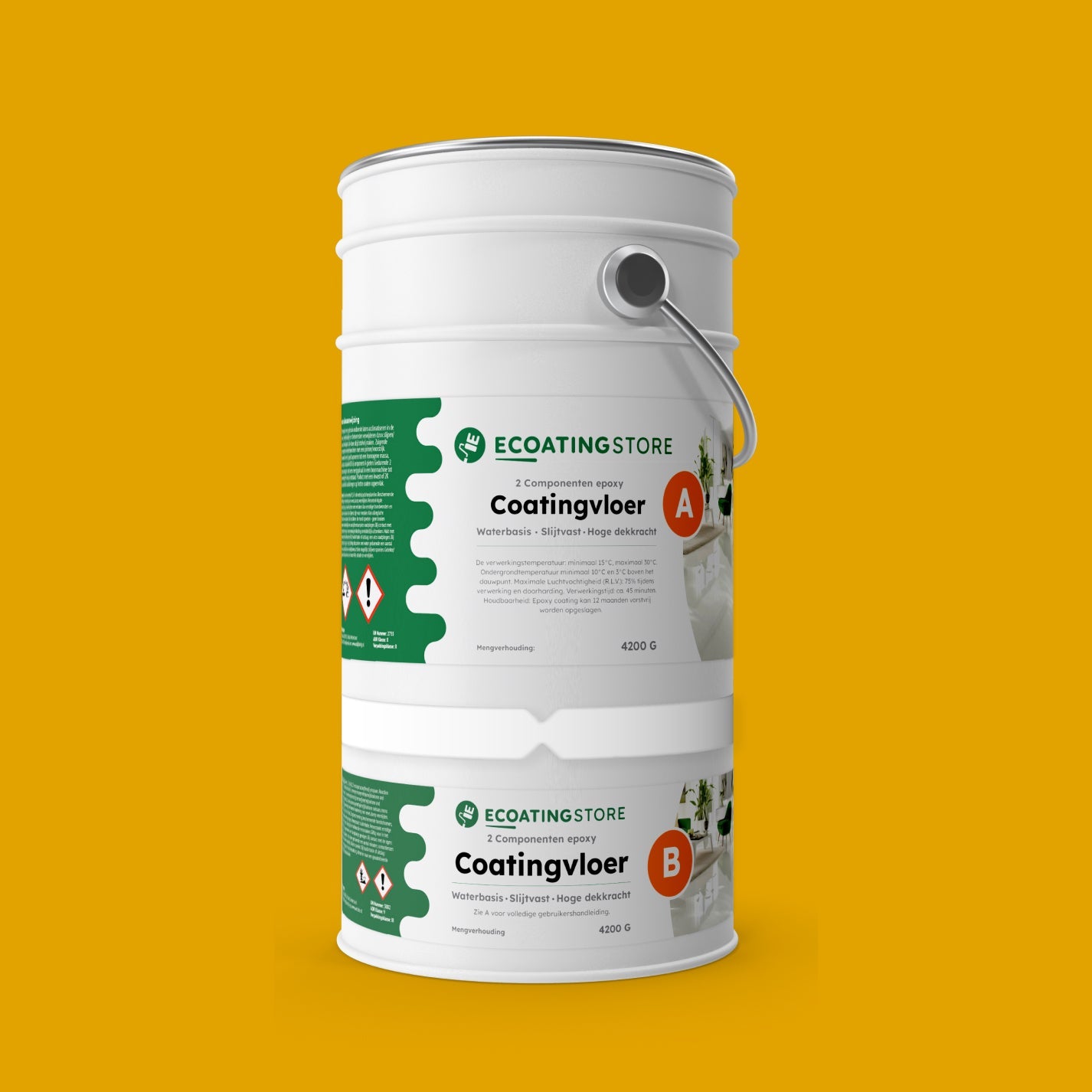 Revestimento de pavimento de garagem - RAL 1032