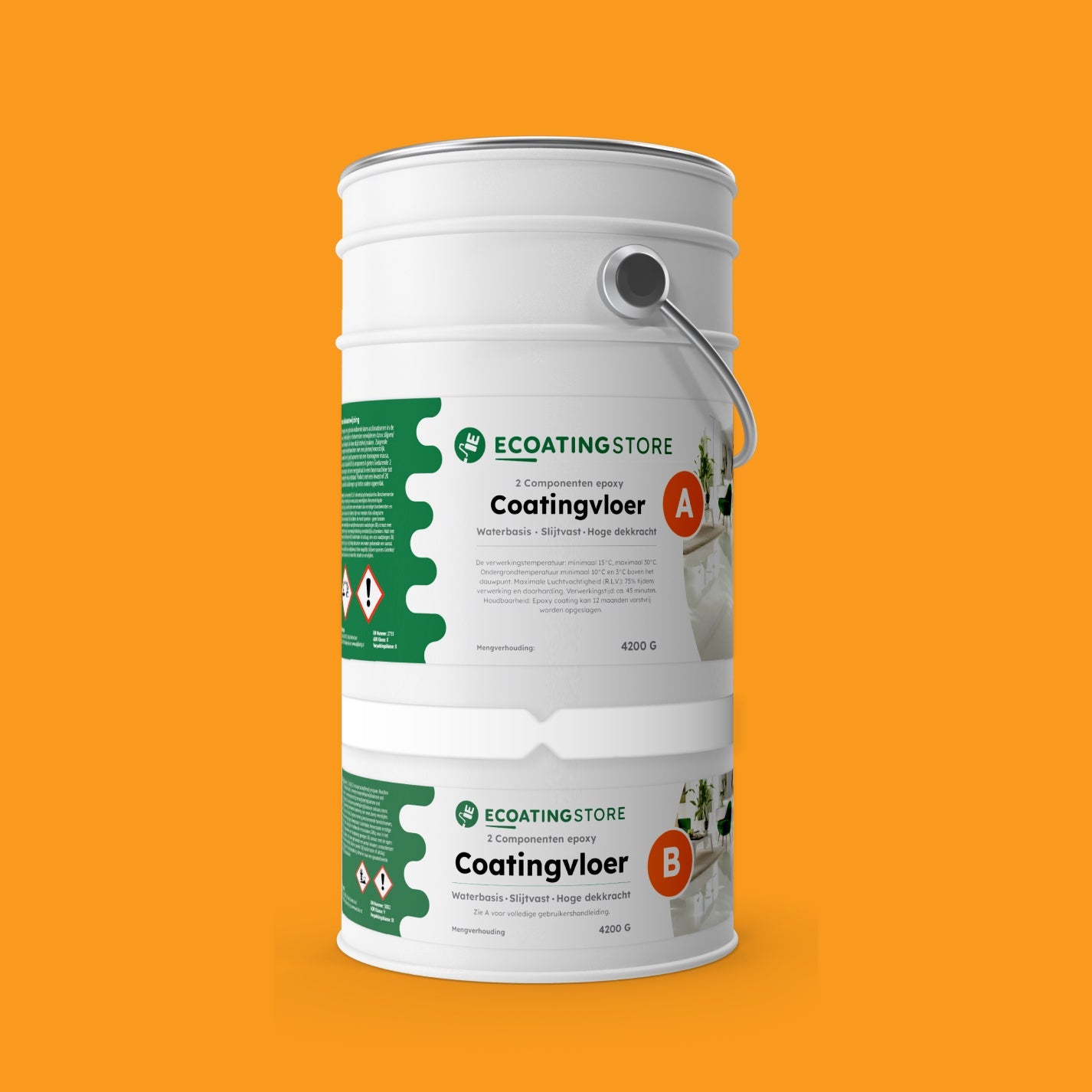 Revestimento de pavimento de garagem - RAL 1033