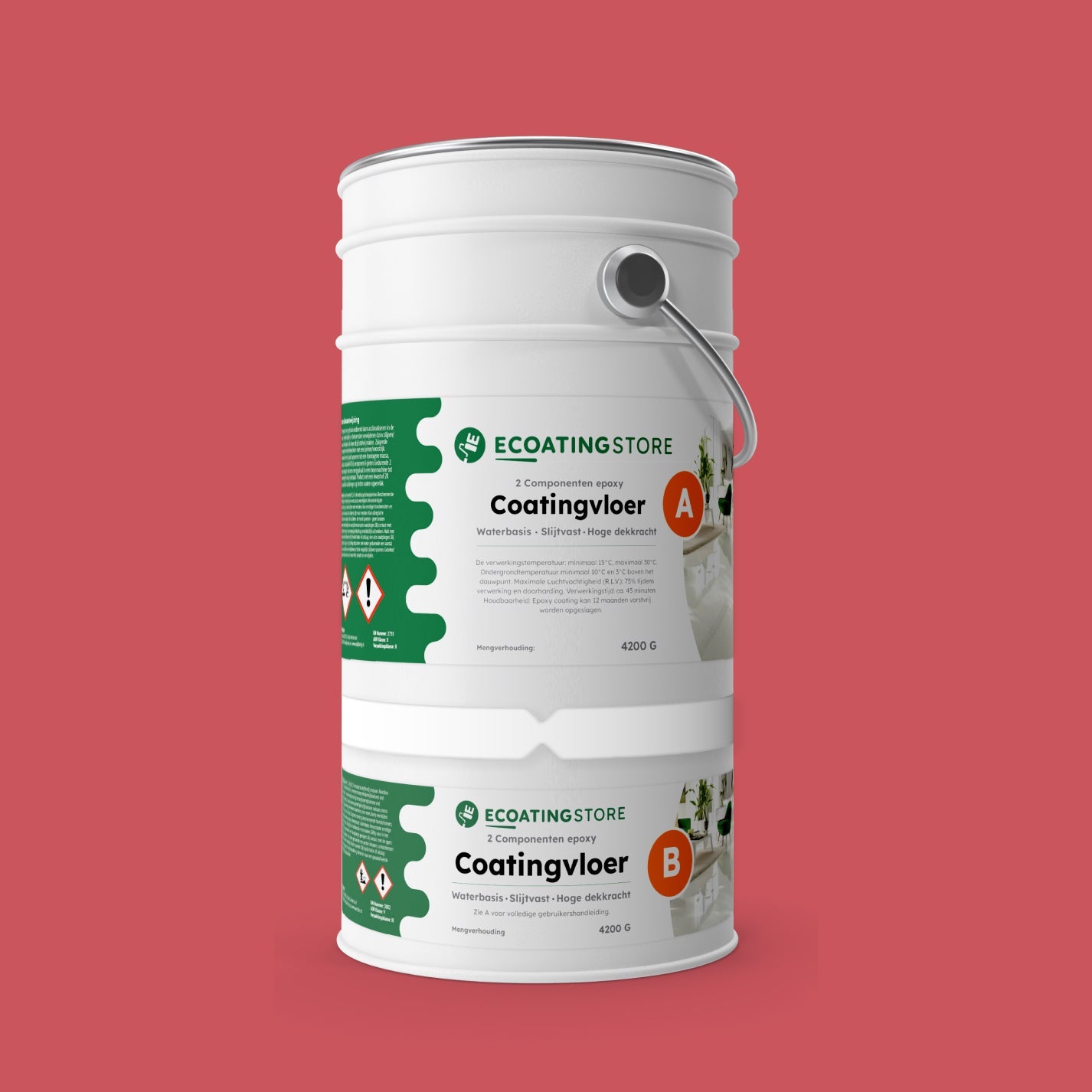 Revestimento de pavimento de garagem - RAL 3017