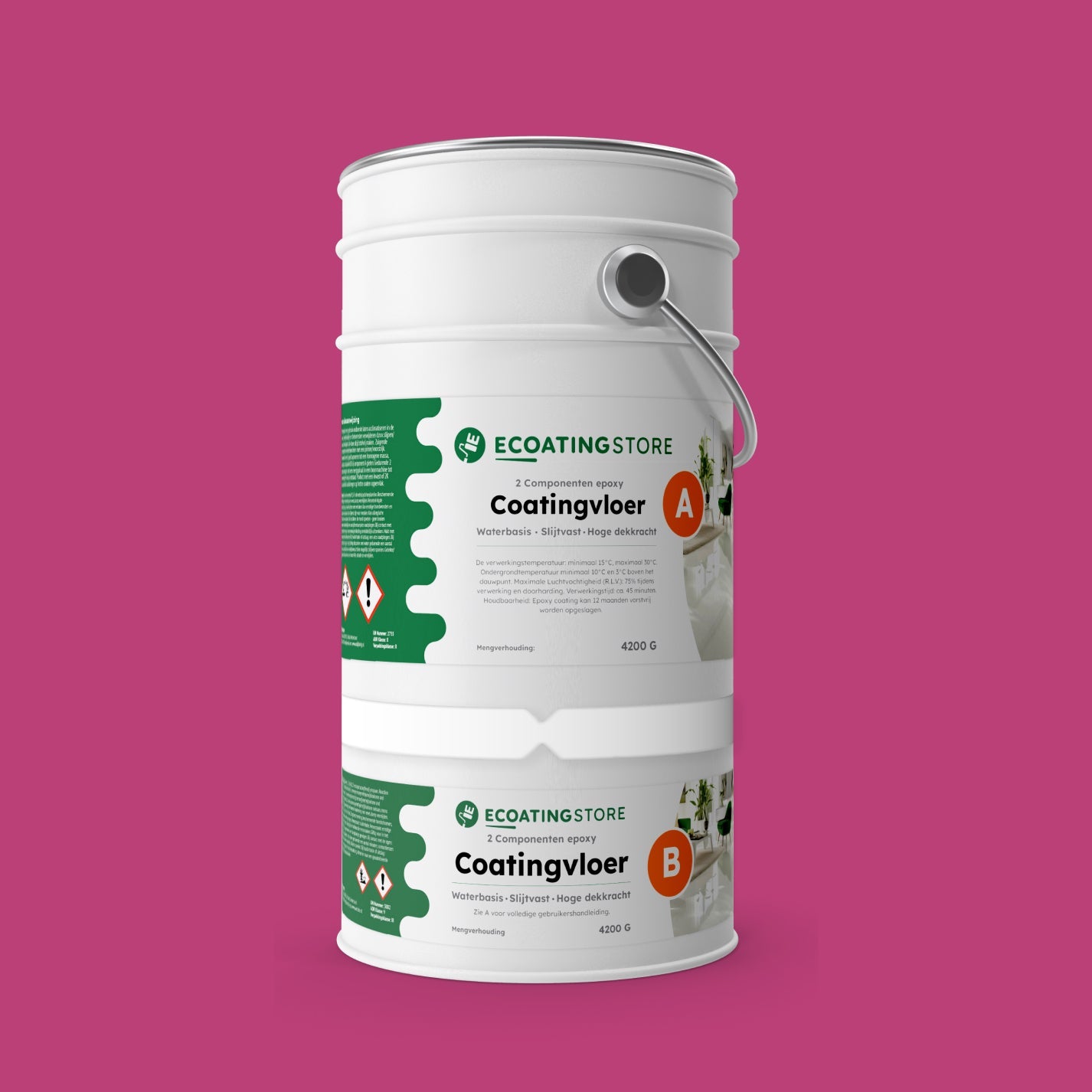 Revestimento de pavimento de garagem - RAL 4010