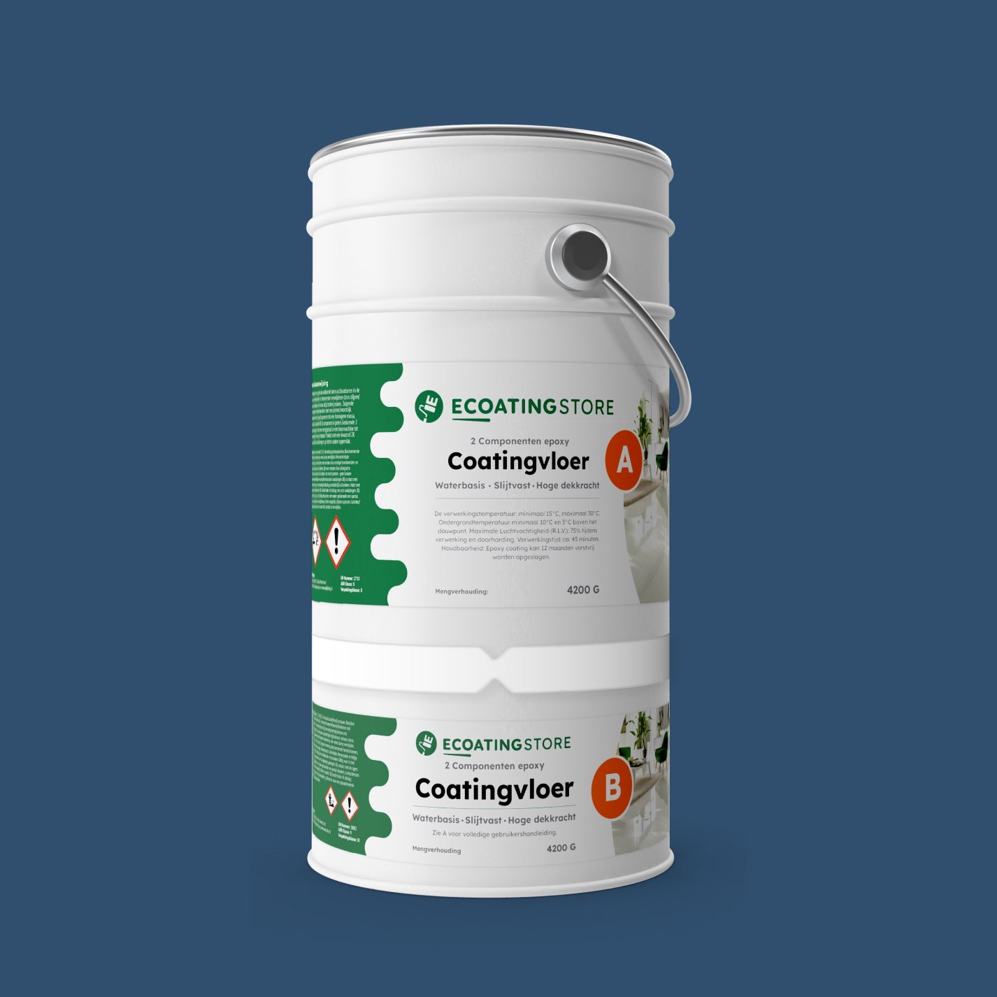Revestimento de pavimento de garagem - RAL 5000
