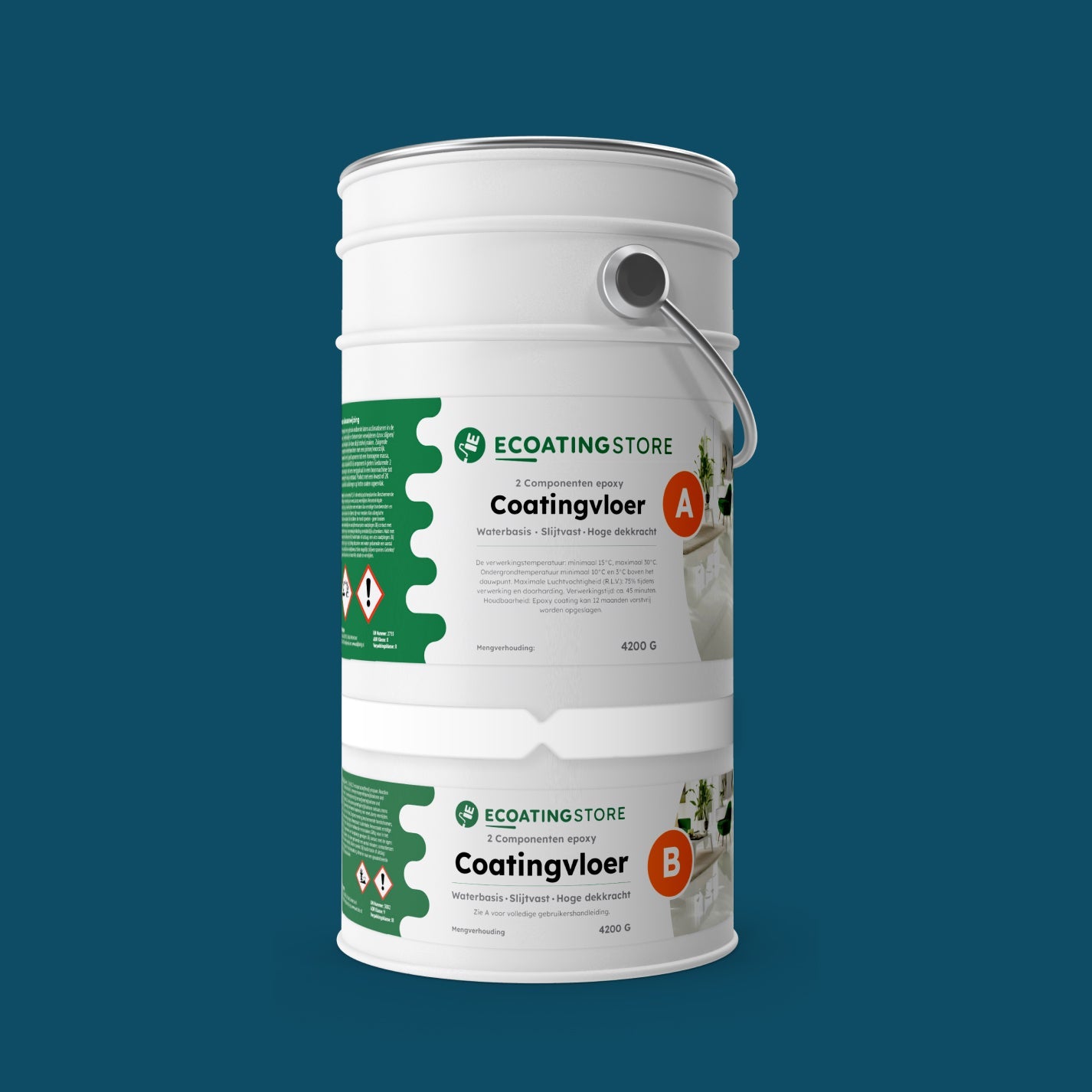 Revestimento de pavimento de garagem - RAL 5001