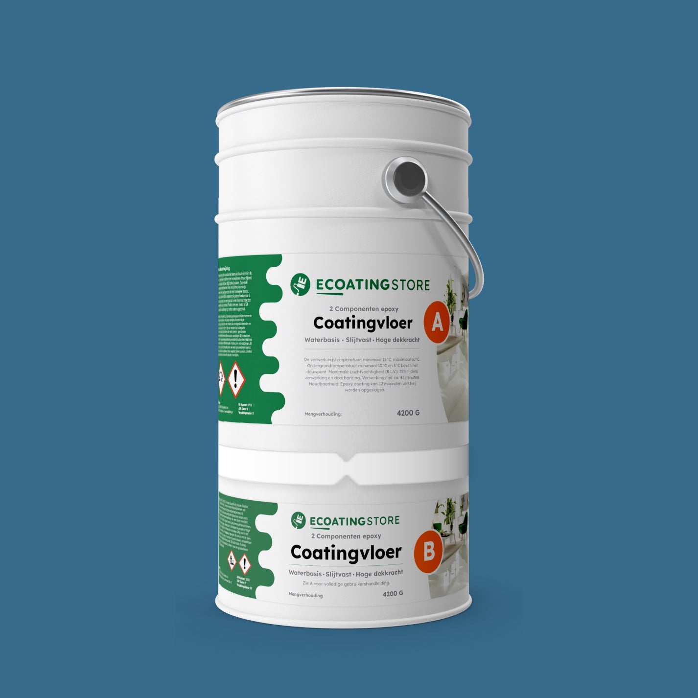 Revestimento de pavimento de garagem - RAL 5007
