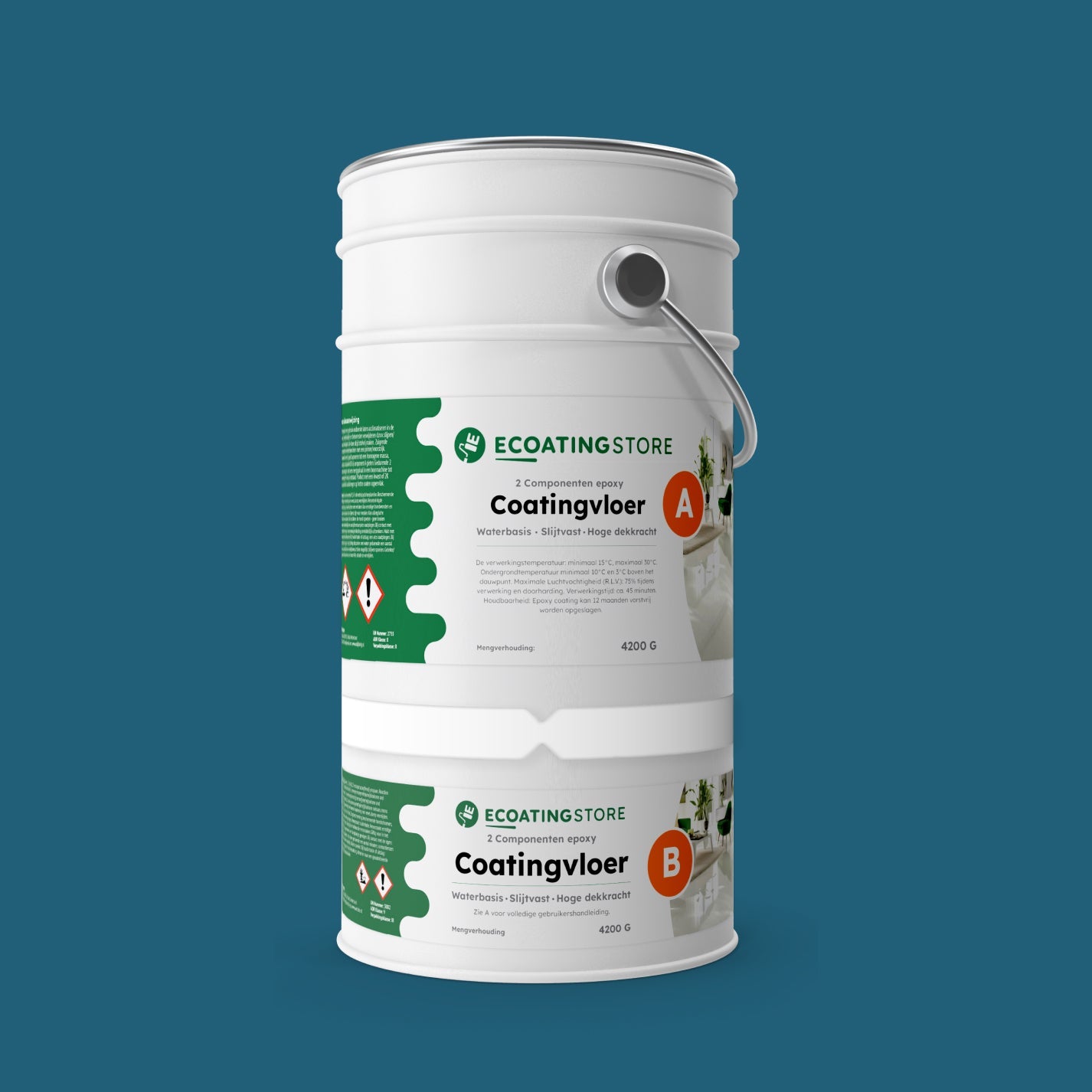 Revestimento de pavimento de garagem - RAL 5009