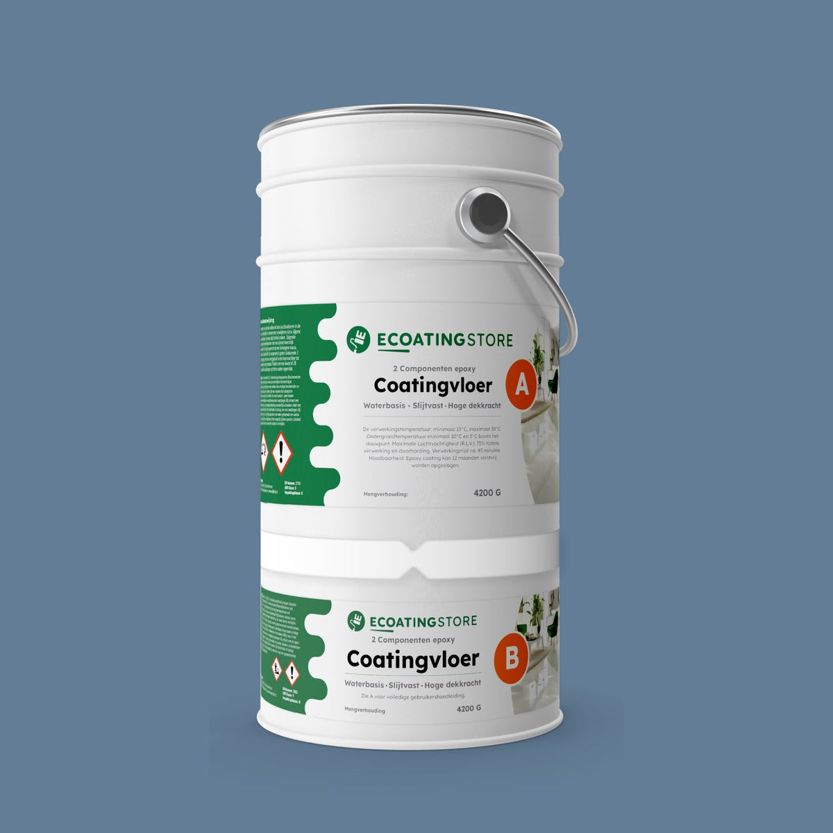 Revestimento de pavimento de garagem - RAL 5014