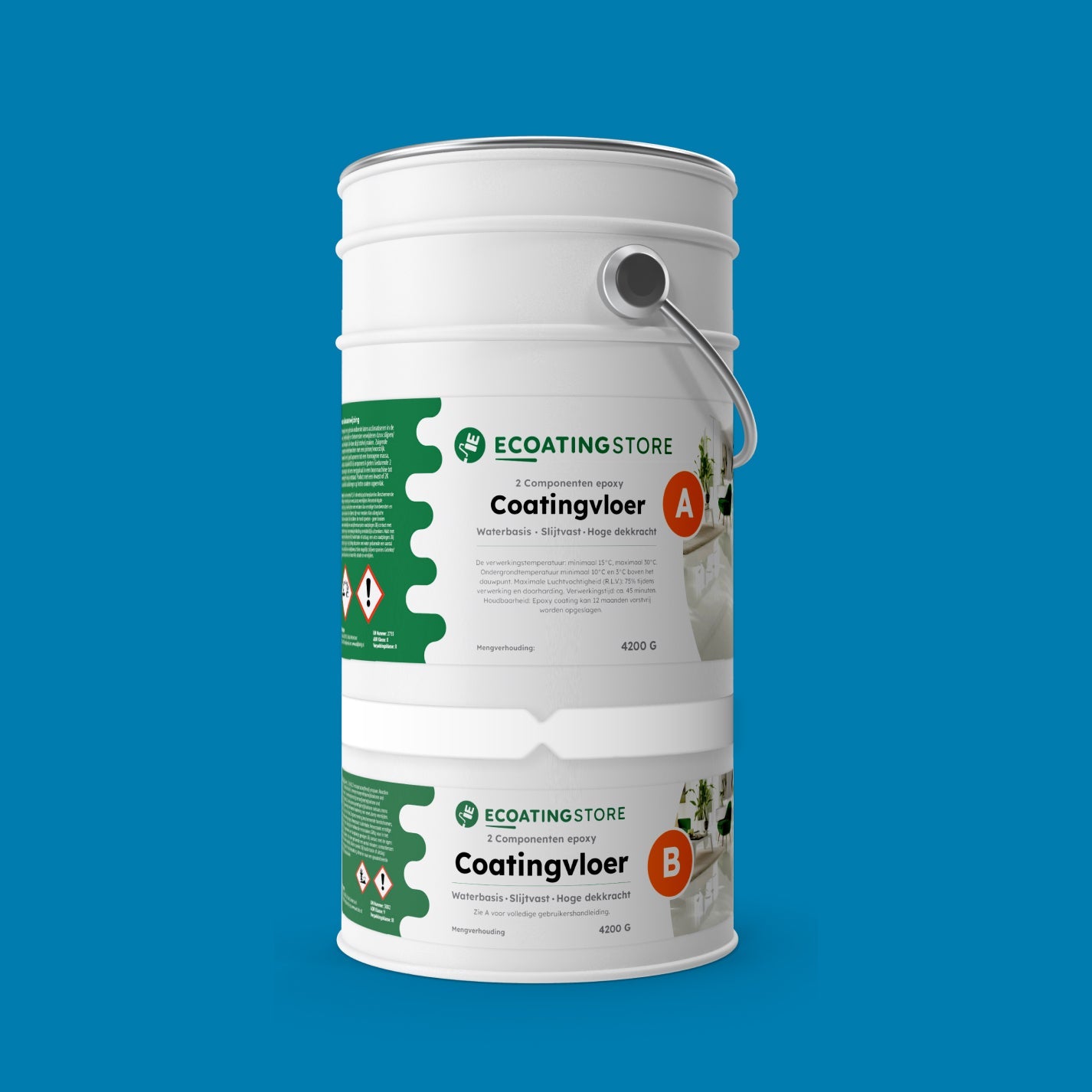 Revestimento de pavimento de garagem - RAL 5015