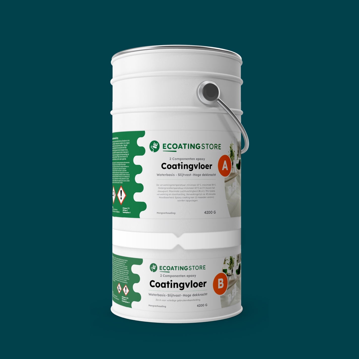 Revestimento de pavimento de garagem - RAL 5020