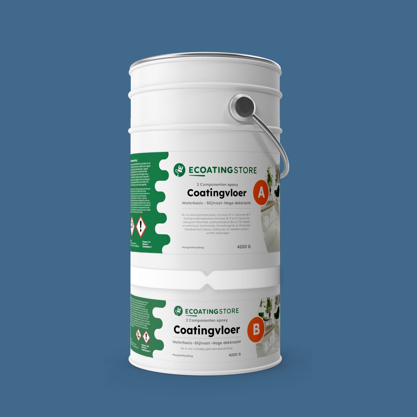 Revestimento de pavimento de garagem - RAL 5023