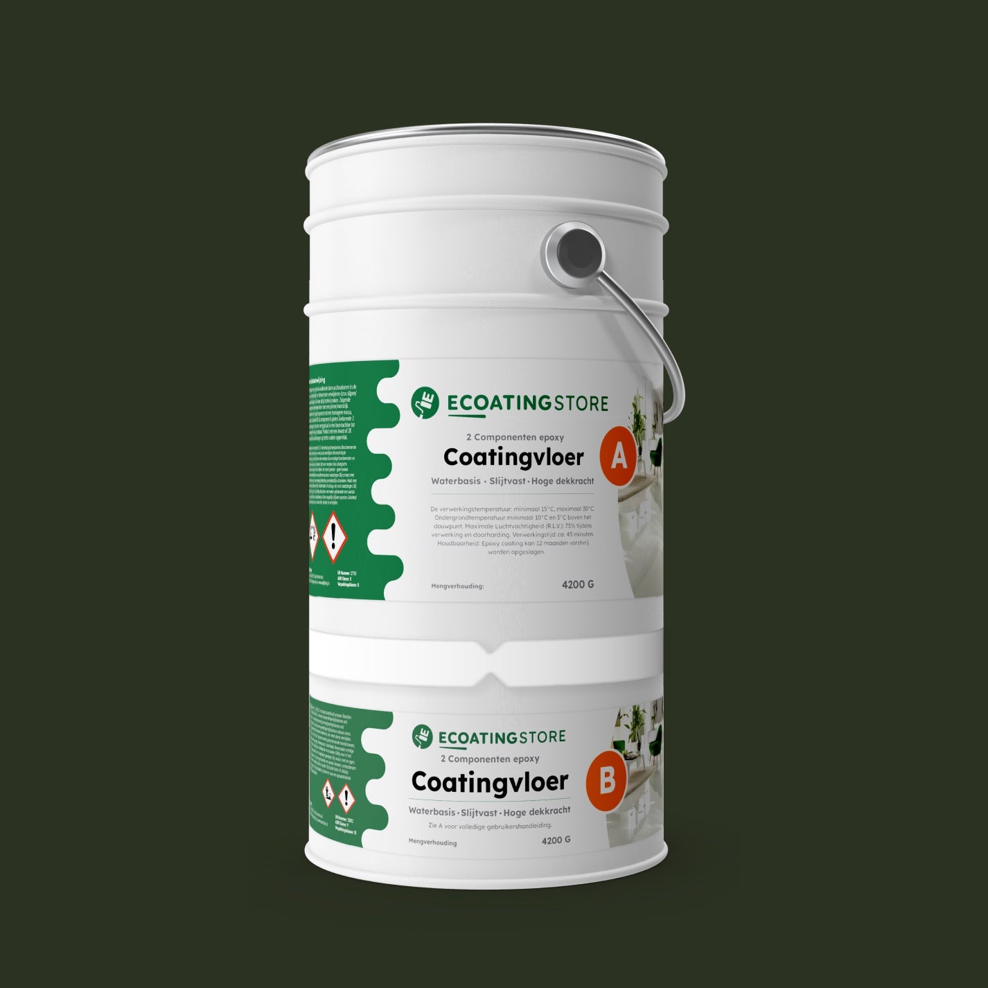 Revestimento de pavimento de garagem - RAL 6007