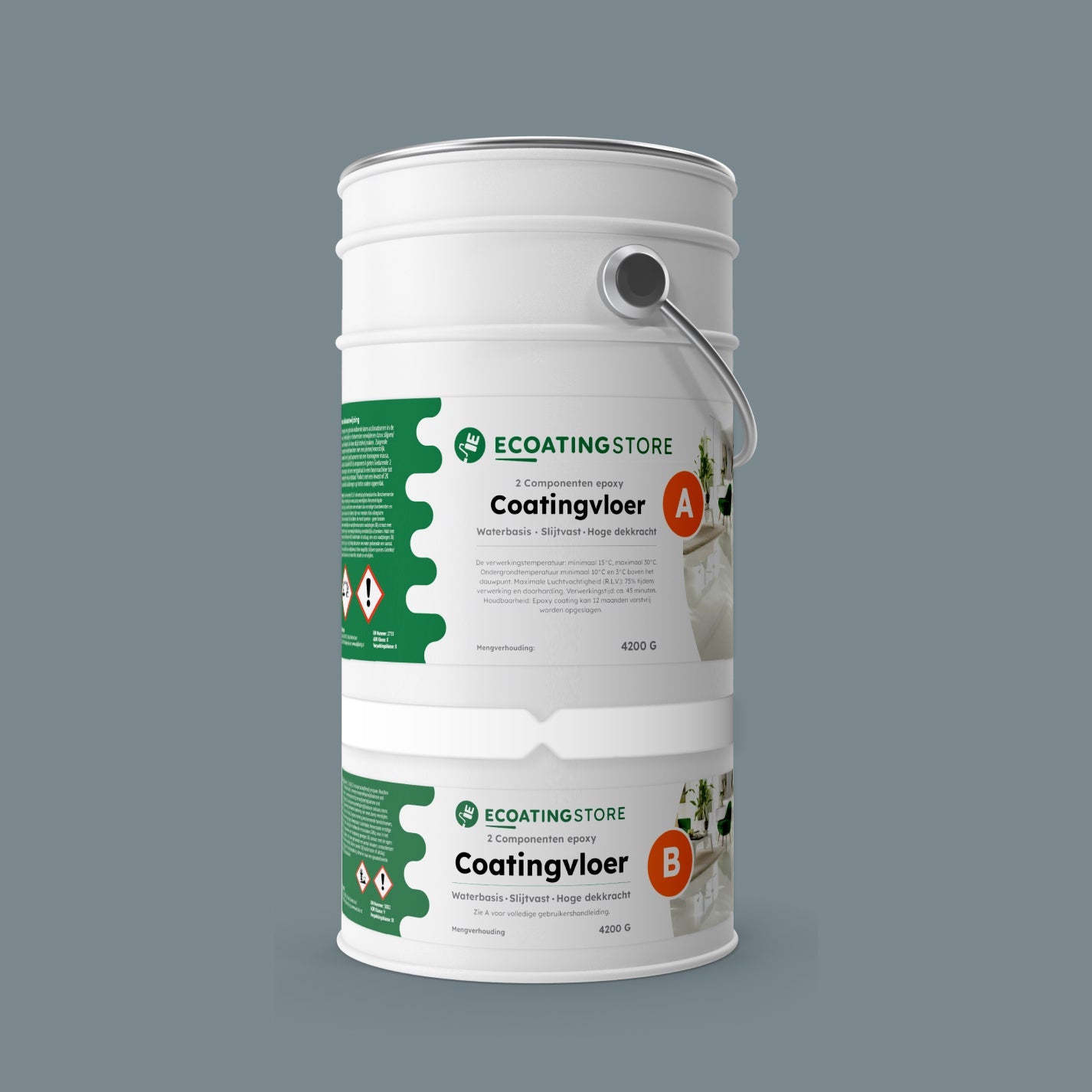 Revestimento de pavimento de garagem - RAL 7000