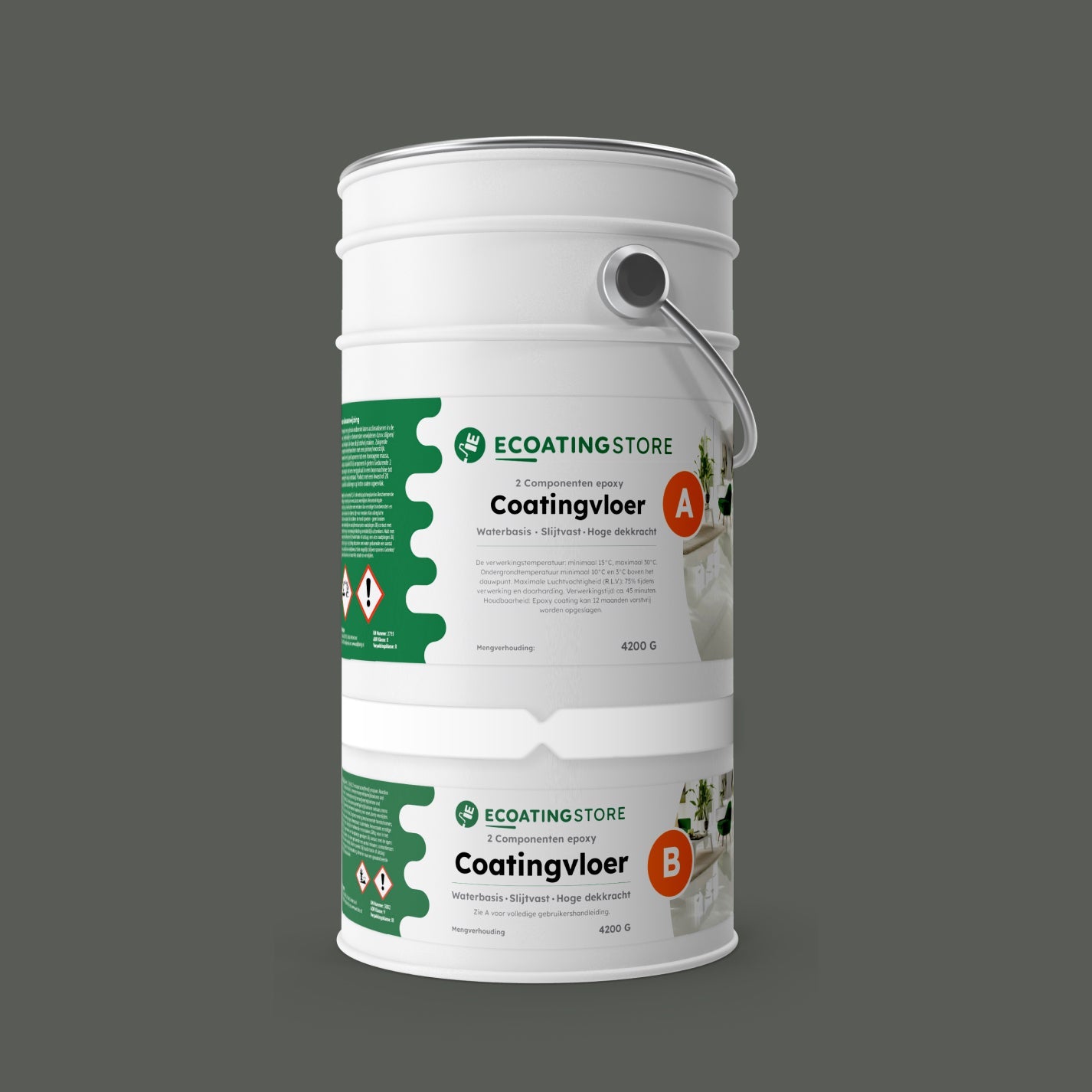Revestimento de pavimento de garagem - RAL 7010