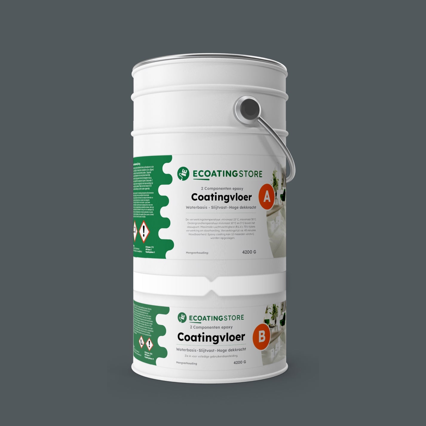 Revestimento de pavimento de garagem - RAL 7011