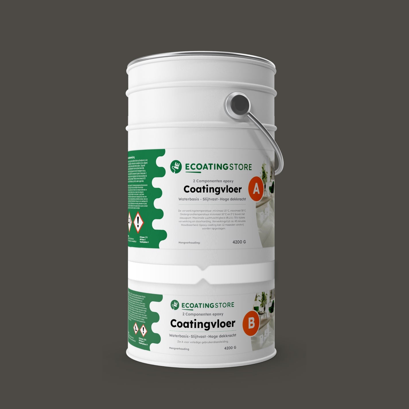Revestimento de pavimento de garagem - RAL 7022