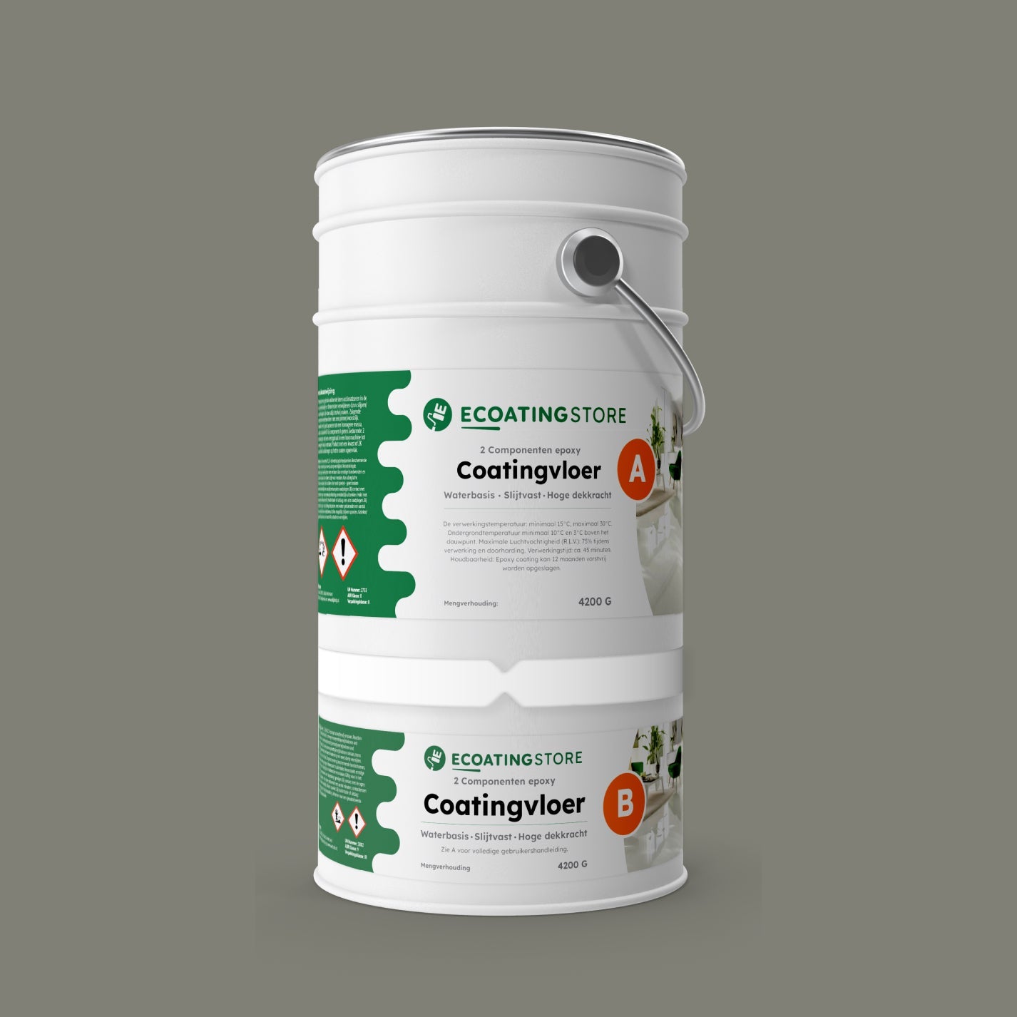 Revestimento de pavimento de garagem - RAL 7023