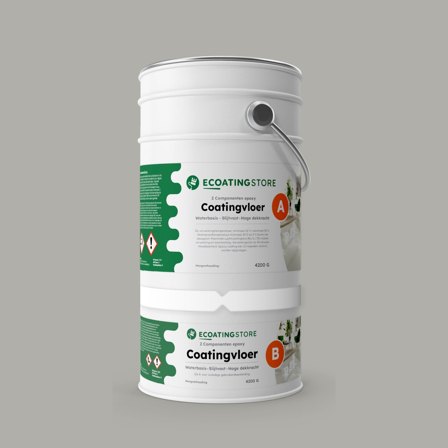Revestimento de pavimento de garagem - RAL 7038