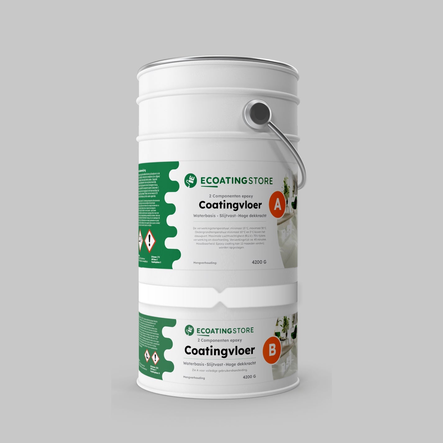 Revestimento de pavimento de garagem - RAL 7047