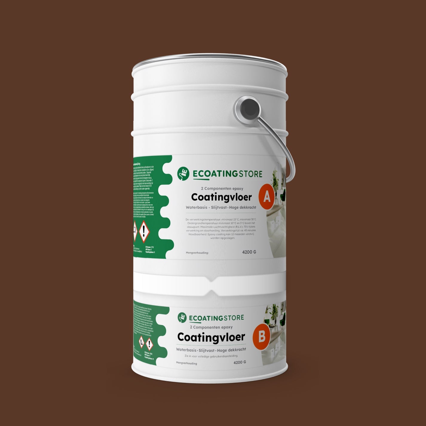 Revestimento de pavimento de garagem - RAL 8011