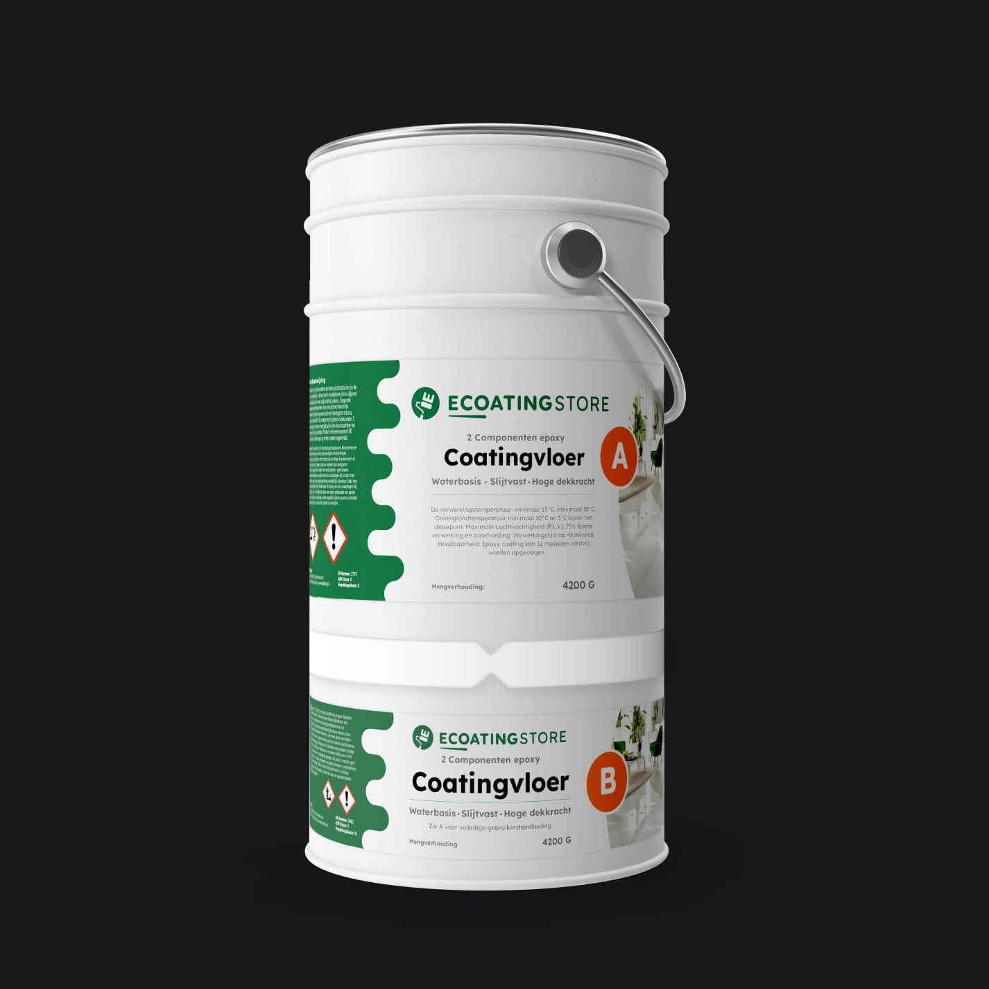 Revestimento de pavimento de garagem - RAL 8022