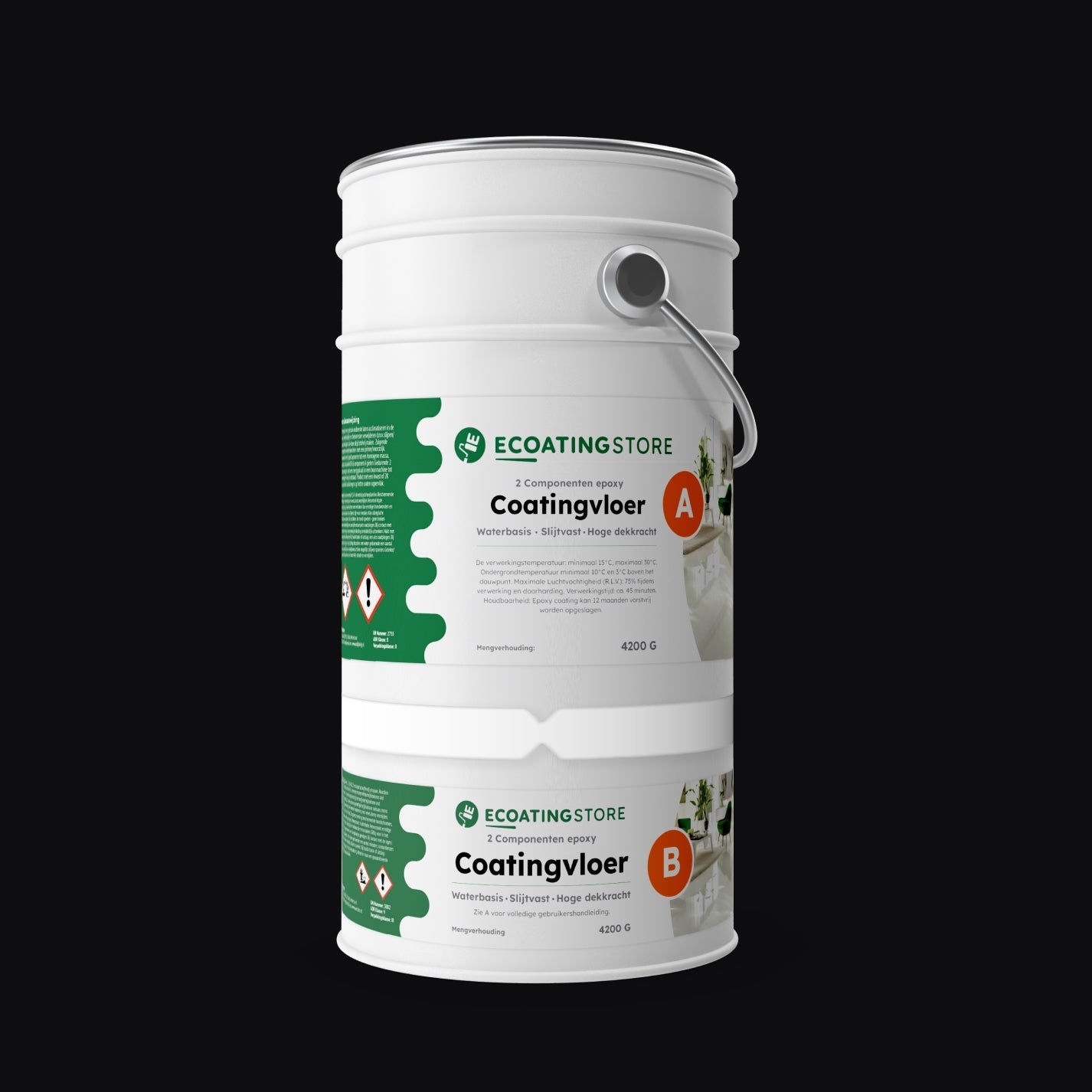 Revestimento de pavimento de garagem - RAL 9005