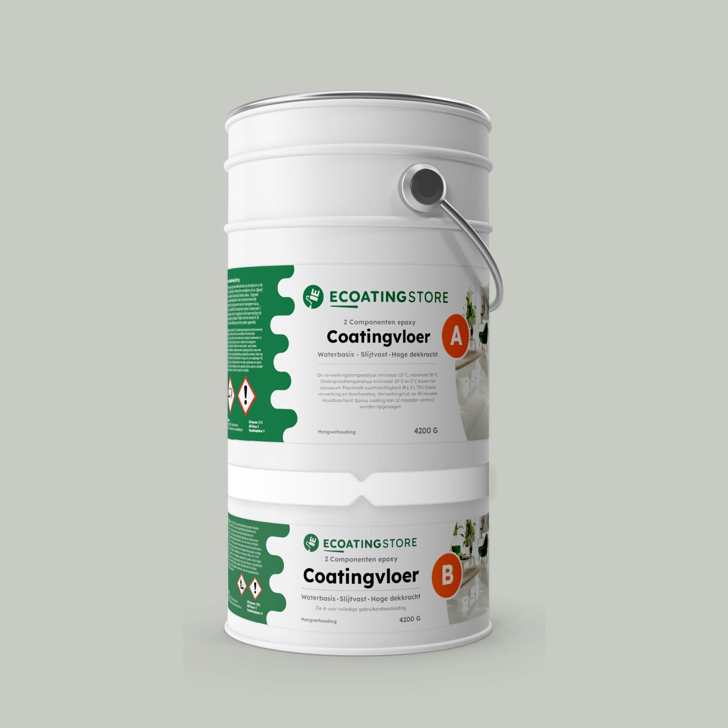 Revestimento de pavimento de garagem - RAL 9018