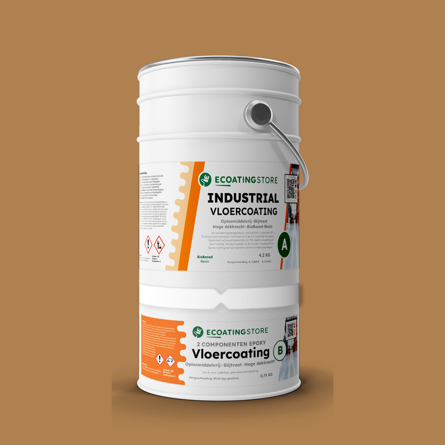 Revestimento de pavimento industrial - RAL 1011