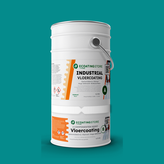 Revestimento de pavimento industrial - RAL 5018