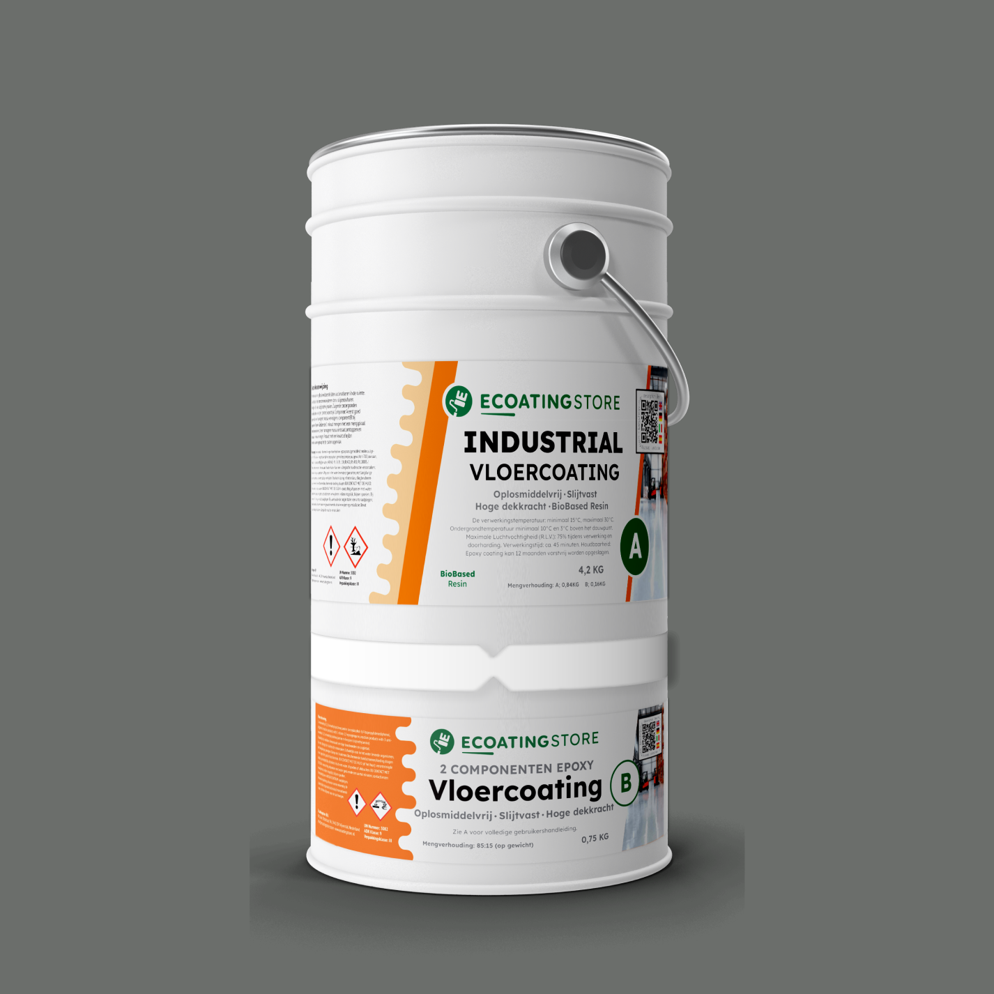 Revestimento de pavimento industrial - RAL 7005