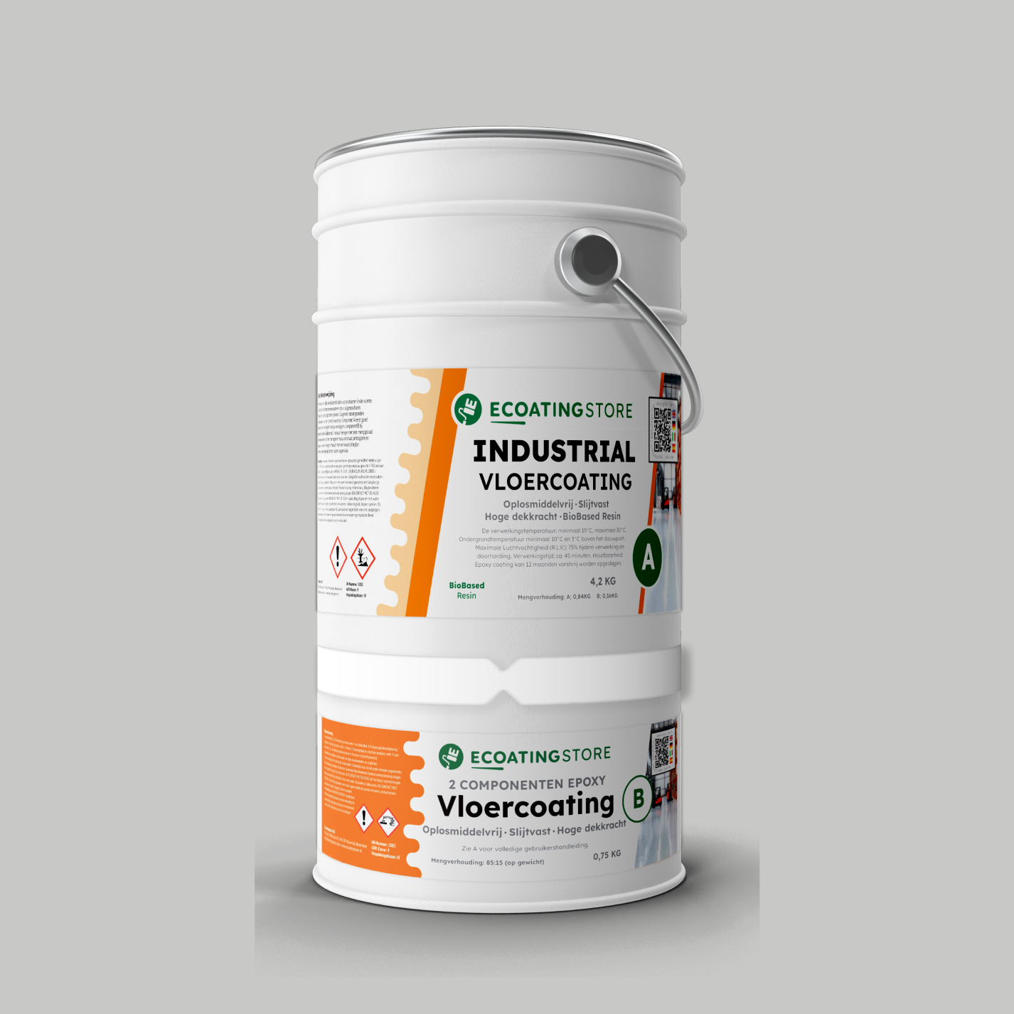 Revestimento de pavimento industrial - RAL 7047