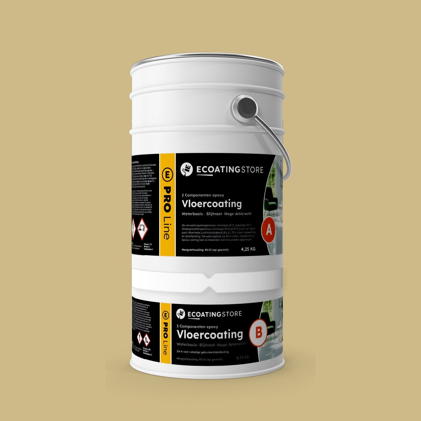 Revestimento de pavimento - RAL 1000