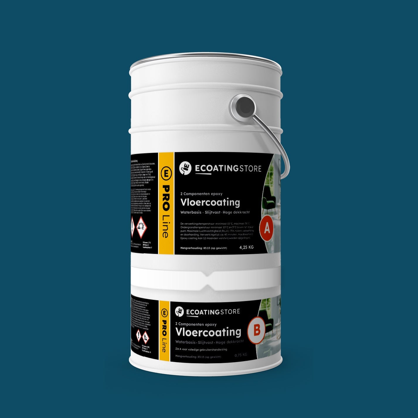Revestimento de pavimento de garagem - RAL 5001