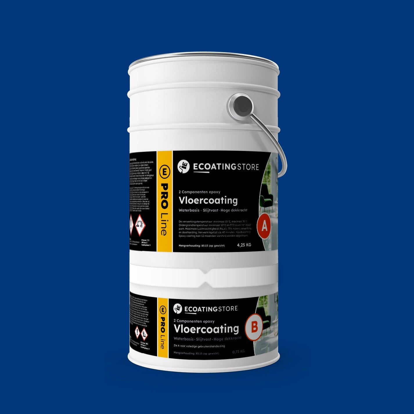 Revestimento de pavimento de garagem - RAL 5002