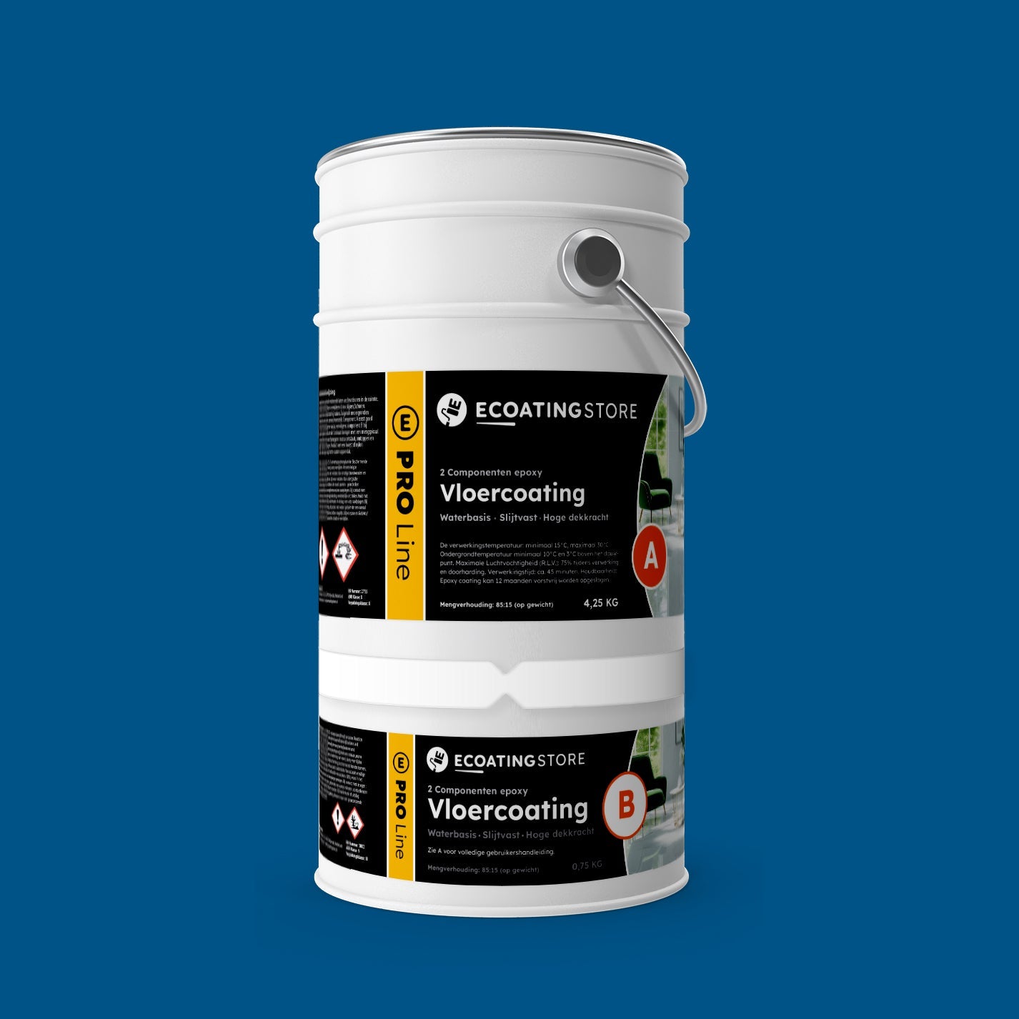 Revestimento de pavimento de garagem - RAL 5005
