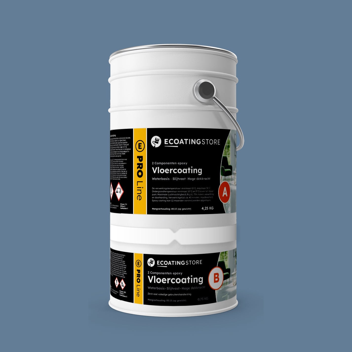 Revestimento de pavimento de garagem - RAL 5014