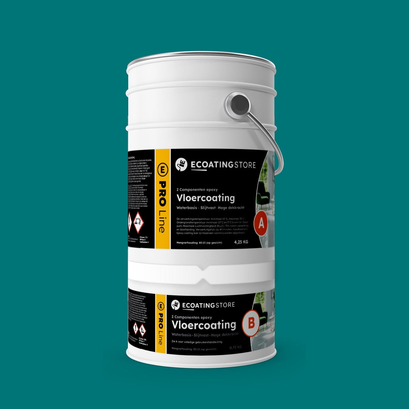 Revestimento de pavimento de garagem - RAL 5021