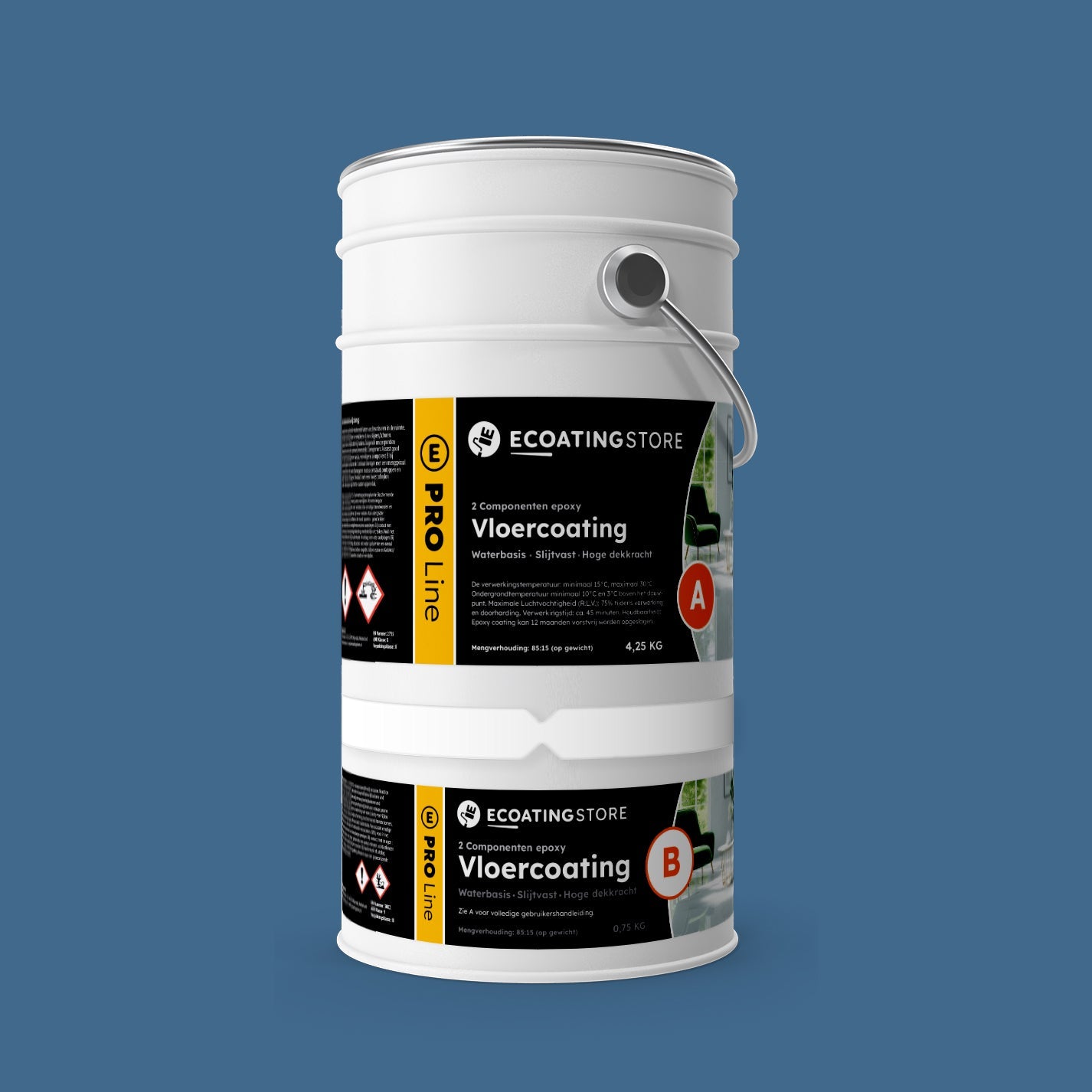 Revestimento de pavimento de garagem - RAL 5023