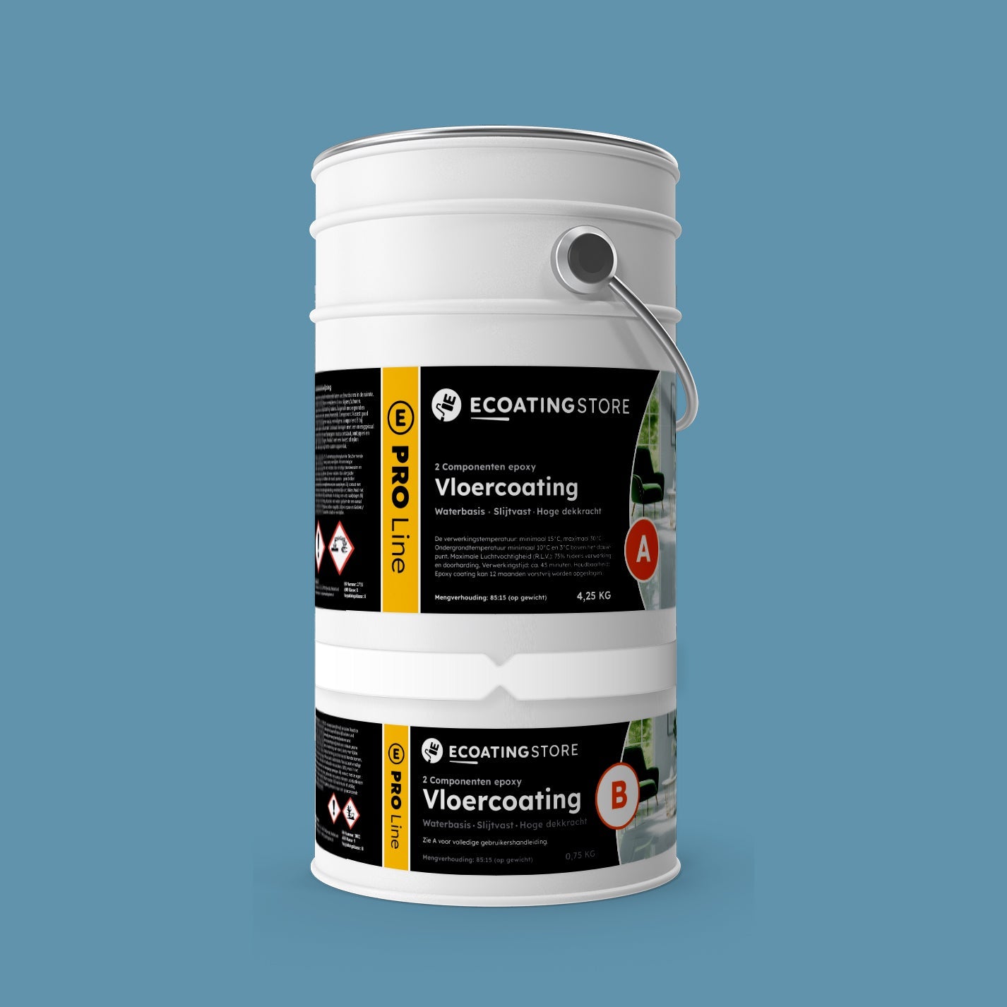 Revestimento de pavimento de garagem - RAL 5024
