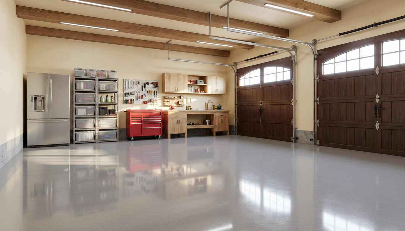 Revestimento de pavimento de garagem - RAL 7036