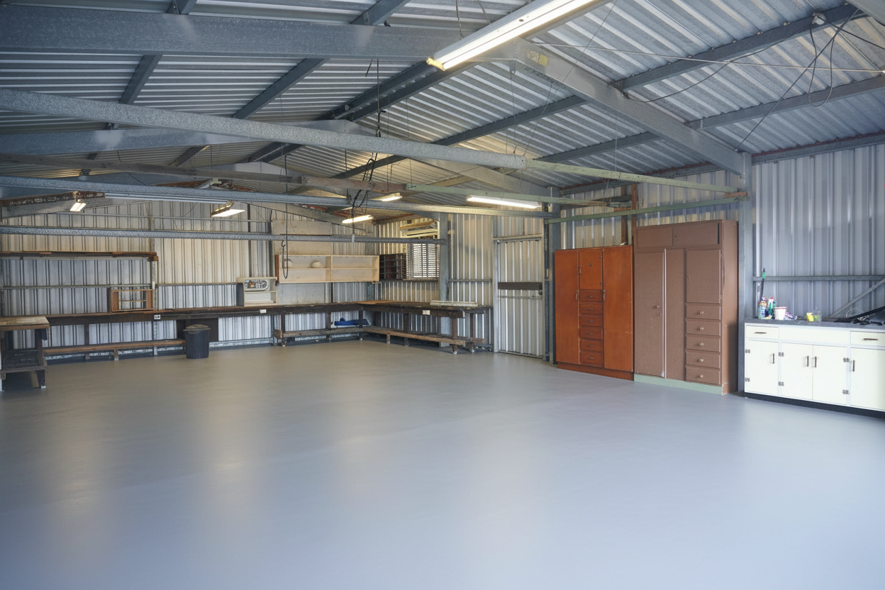 Revestimento de pavimento de garagem - RAL 7039