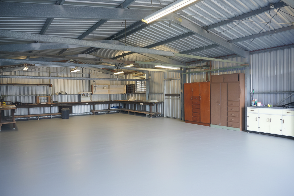 Revestimento de pavimento de garagem - RAL 7032